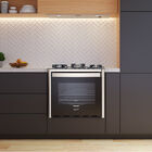 Fogão De Embutir Fischer 5 Bocas Gran Cheff Silver - 127 Volts