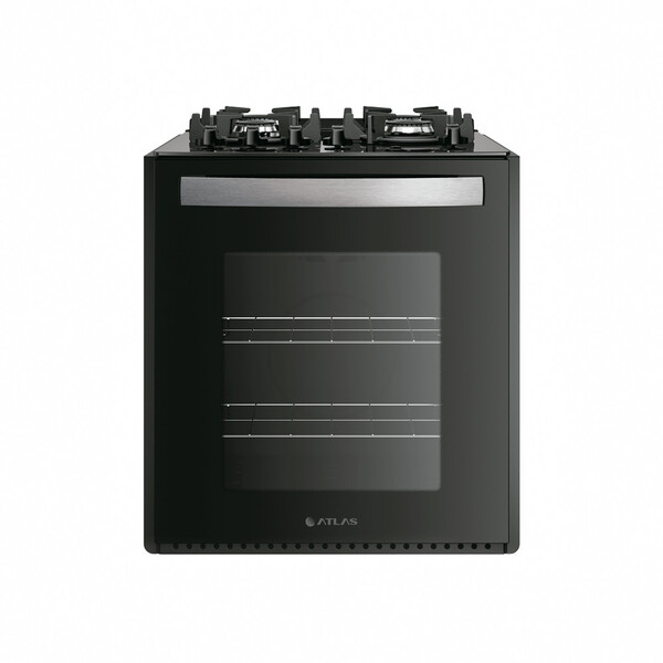 Fogão De Embutir U Top 4 Bocas Com Mesa De Vidro Atlas