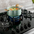 Fogão De Embutir U Top 5 Bocas Com Mesa De Vidro Atlas