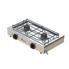 Fogao De Mesa 2 Bocas Venax Flamalar Sem Tampa Bege Gas Glp