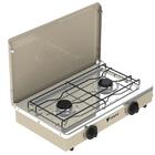 Fogao De Mesa 2 Bocas Venax Flamalar Tampa De Metal Bege Gas