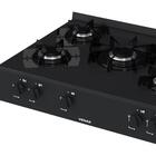 Fogao De Mesa 5 Bocas Venax Grand Petit Line Preto Gas Glp