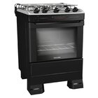 Fogão De Piso 4 Bocas Com Acendimento Automático Mfi4bf Preto