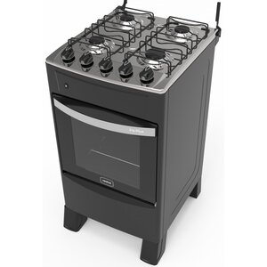 Fogão 4 Bocas Realce Eletromésticos Íris Plus Preto – Bivolt