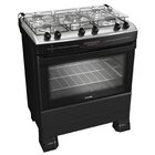 Fogão De Piso 5 Bocas Acendimento Automático Mfi5bf Preto