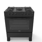 Fogão De Piso 5 Bocas Ares Glass Realce