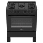 Fogão De Piso 5 Bocas Ares Glass Realce