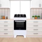 Fogão De Piso Atlas 4 Bocas Monaco Acendimento Automático Top