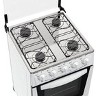 Fogão De Piso Atlas Mônaco Glass 4 Bocas Acendimento Automáti