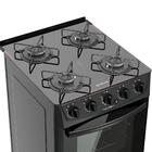 Fogão De Piso Atlas Tropical Glass 4 Bocas Com Acendimento Au