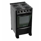 Fogão De Piso Atlas Tropical Glass 4 Bocas Com Acendimento Au