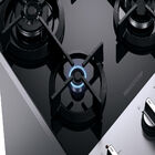 Fogão De Piso Brastemp 4 Bocas Inox Com Mesa De Vidro Dupla C