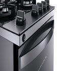 Fogão De Piso Brastemp 4 Bocas Inox Com Mesa De Vidro Dupla C