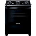 Fogão De Piso Brastemp All Black 5 Queimadores Acendimento Au