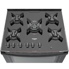 Fogão De Piso Dako Glass 5 Bocas Dp5vu-pfo Com Acendimento Au