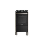 Fogão De Piso Esmaltec 4 Bocas Esmeralda Glass Inox – Bivolt