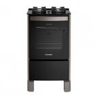 Fogão De Piso Esmaltec 4 Bocas Esmeralda Glass Inox – Bivolt