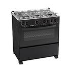 Fogão De Piso Esmaltec 6 Bocas Caribe, Mesa De Inox, Acendime