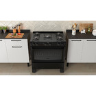 Fogão De Piso Itatiaia Essencial 5 Bocas Mesa De Vidro Preto