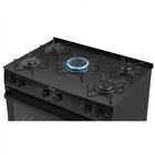 Fogão De Piso Itatiaia Essencial 5 Bocas Mesa De Vidro Preto