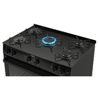 Fogão De Piso Itatiaia Essencial 5 Bocas Mesa De Vidro Preto