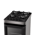 Fogão De Piso Itatiaia Itaglass 4 Bocas Mesa De Vidro Inox 37