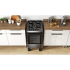 Fogão De Piso Itatiaia Itaglass 4 Bocas Mesa De Vidro Inox 37