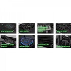 Fogão de Piso Itatiaia Vitrum 5 Bocas Mesa de Vidro com Timer