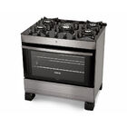 Fogão de Piso Itatiaia Vitrum 5 Bocas Mesa de Vidro com Timer