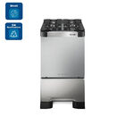 Fogão De Piso Mueller 4 Bocas Decorato Vetro Inox – Bivolt