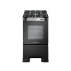 Fogão De Piso Mueller 4 Bocas Decorato Vetro Preto – Bivolt