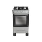 Fogão De Piso Mueller 4 Bocas Mesa De Vidro Titânio Mfv4bb -