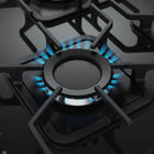 Fogão De Piso Mueller 5 Bocas Decorato Vetro Preto – Bivolt