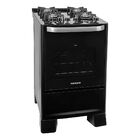 Fogão De Piso Suggar 4 Bocas Best Glass Preto – Bivolt