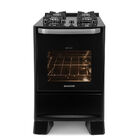 Fogão De Piso Suggar 4 Bocas Best Glass Preto – Bivolt