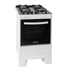 Fogão De Piso Suggar 4 Bocas Mesa De Vidro Neo Glass Branco –