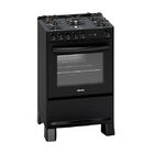 Fogão De Piso Suggar 5 Bocas Com Mesa De Vidro Preto Fgv510pt