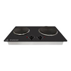 Fogão Elétrico Embutir Gourmet  2 Placas Safanelli Mesa Aço