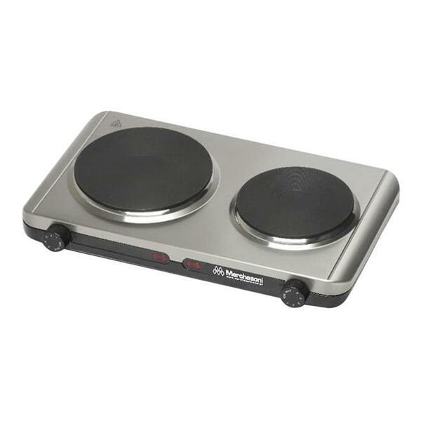 Fogão Elétrico Portátil 2 Bocas Preto Fg.1.202 Marchesoni 220v