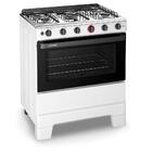 Fogão Esmaltec Ideal Super 5 Bocas Branco Com Acendimento Aut