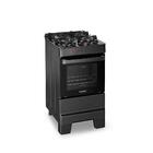 Fogão Esmaltec Ideal Top Glass 4 Bocas Preto Bivolt 0104003076