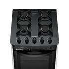 Fogão Esmaltec Pérola Glass 4 Bocas Branco Com Trempes De Fer