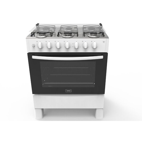 Fogão Hera Plus 6 Bocas Bivolt Realce Branco