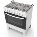 Fogão Hera Plus 6 Bocas Bivolt Realce Branco