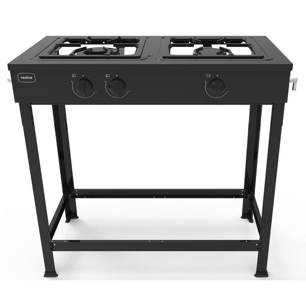 Fogão Industrial 2 Bocas Baixa Pressão Sem Forno Realce Cr219