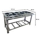 Fogão Industrial 3 Bocas Cefaz Linha Gold Inox 430 Alta Press