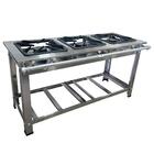 Fogão Industrial 3 Bocas Cefaz Linha Gold Inox 430 Alta Press