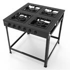 Fogão Industrial 4 Bocas Baixa Pressão Sem Forno Realce Cr220