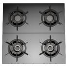 Fogão Industrial 4 Bocas Preto Com Forno E Tripla Chama Dako