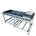 Fogão Industrial 6 Bocas Duplas Cefaz Linha Gold Inox 430 Bai